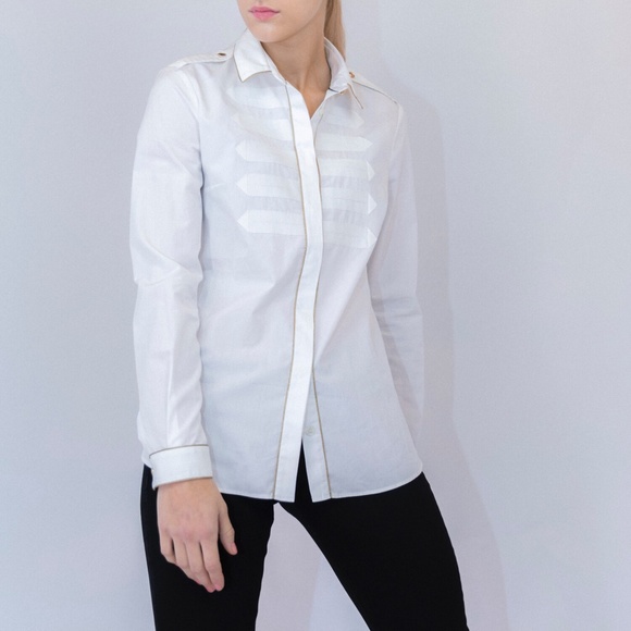 Burberry Slim Fit Long Sleeves Shirt Size S - Picture 4 of 9